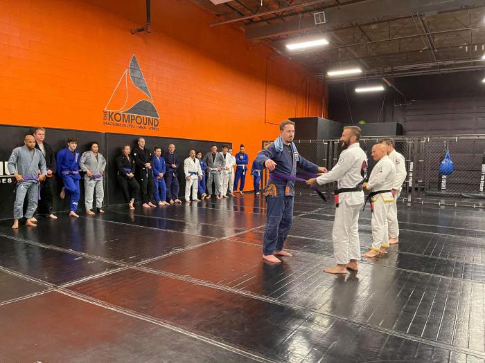 Purple belt · March 30, 2021 · Promoted by Mike Martin