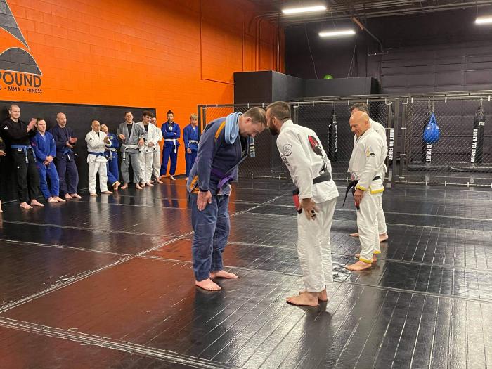 Purple belt · March 30, 2021 · Promoted by Mike Martin