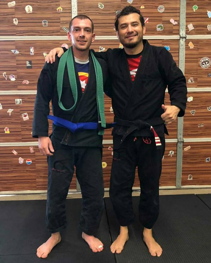 Blue belt · August 15, 2022 · Promoted by Omar French