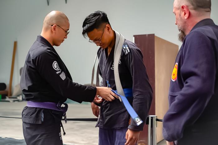 Promoted to Blue Belt by all my Coaches!
