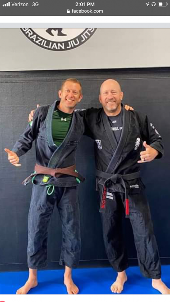 Brown with Paul "Jaxon" Miller at MLU