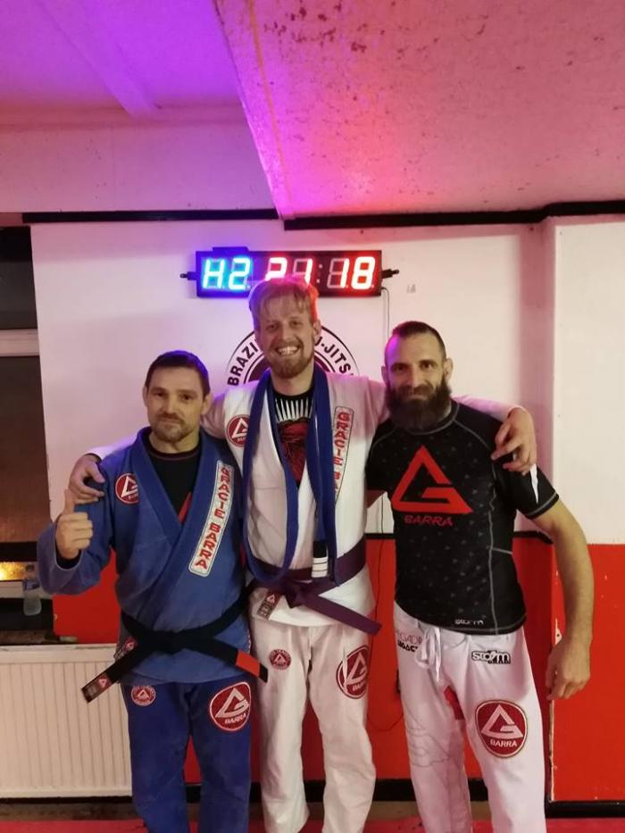 Purple belt · September 1, 2018 · Promoted by Craig Tetley