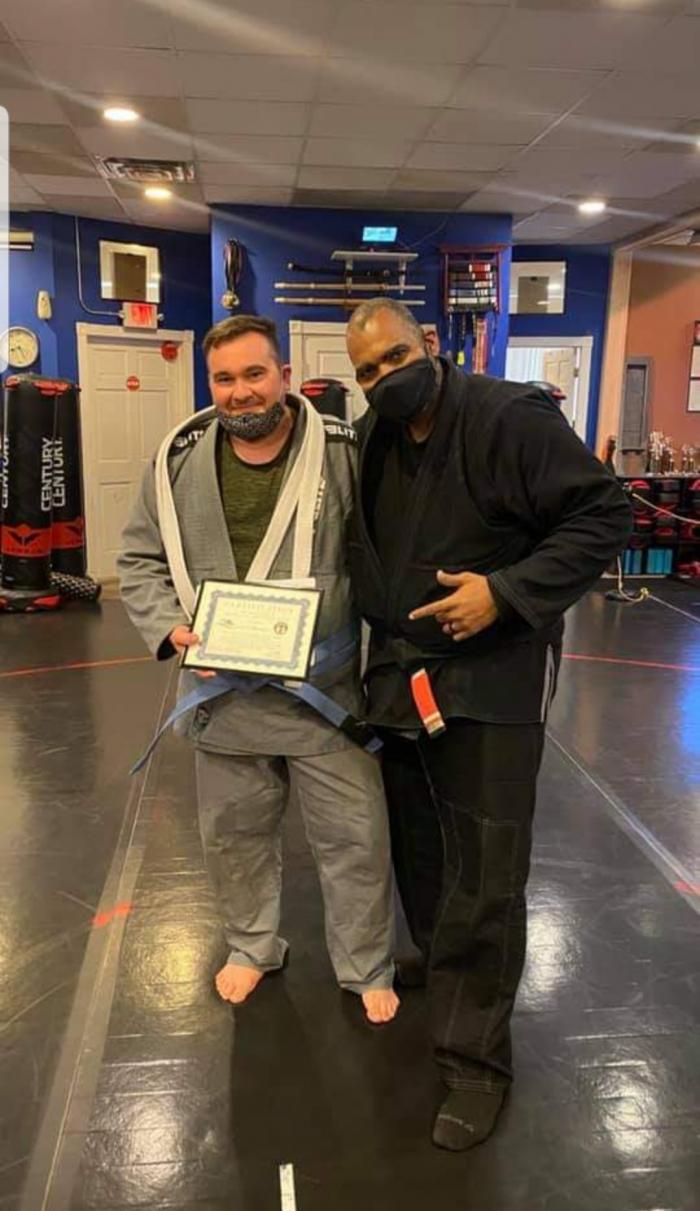 Blue belt · January 6, 2021 · Promoted by Zachary Holston