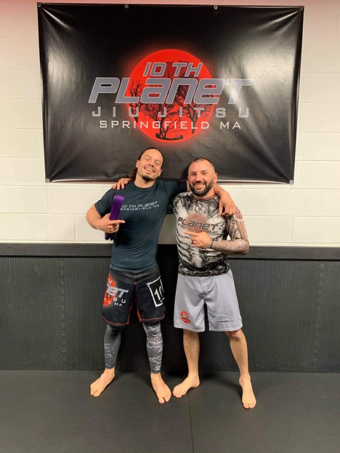 Purple belt · April 5, 2021 · Promoted by Pat Campagnola