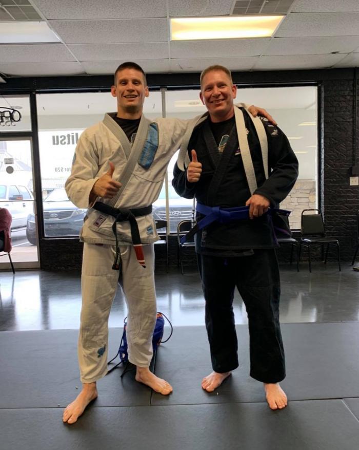 Blue belt · April 11, 2021 · Promoted by Matt Vernon