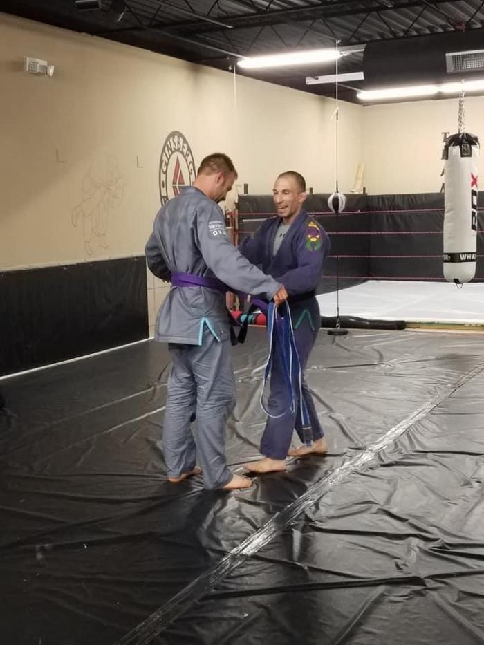 Purple belt · June 14, 2017 · Promoted by Graeme Prue