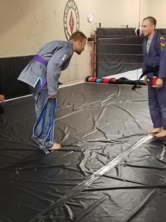 Purple belt · June 14, 2017 · Promoted by Graeme Prue