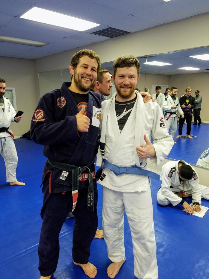 Blue belt · December 1, 2018 · Promoted by Jeff Serafin