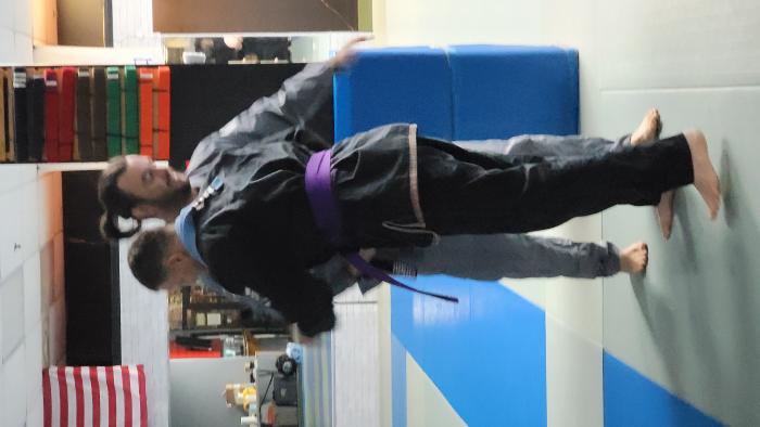 Purple belt · April 9, 2021 · Promoted by Jamie Weaver