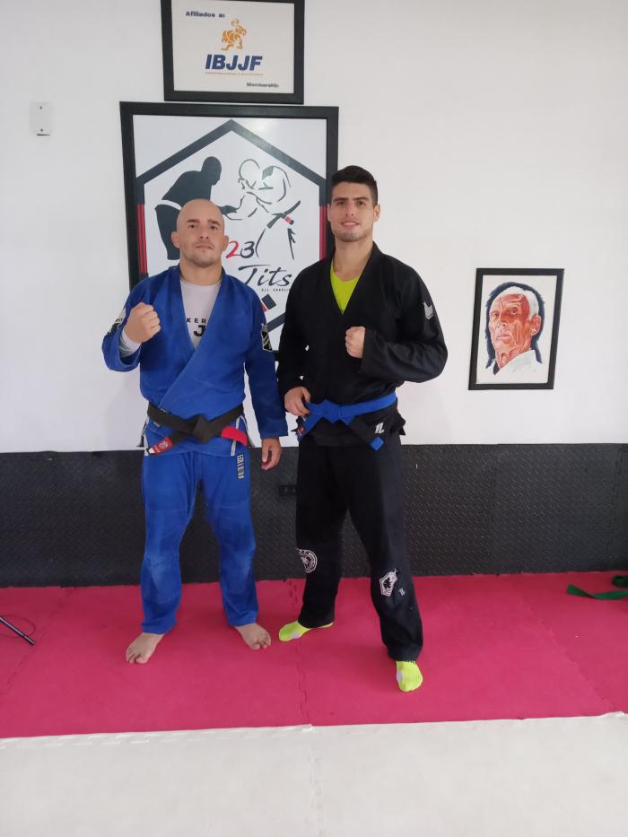 Blue belt · April 17, 2021 · Promoted by Angel Forero