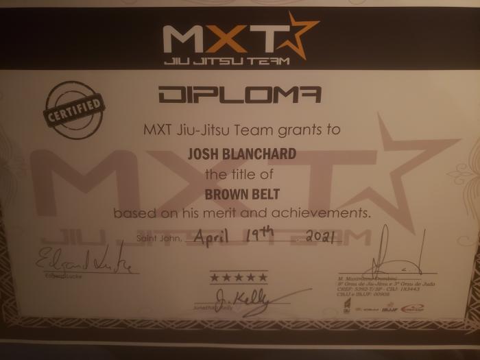 Brown belt · April 19, 2021 · Promoted by Edgard Lucke