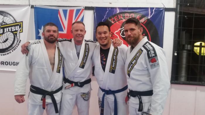 Blue belt · July 2, 2013 · Promoted by Kyl Reber
