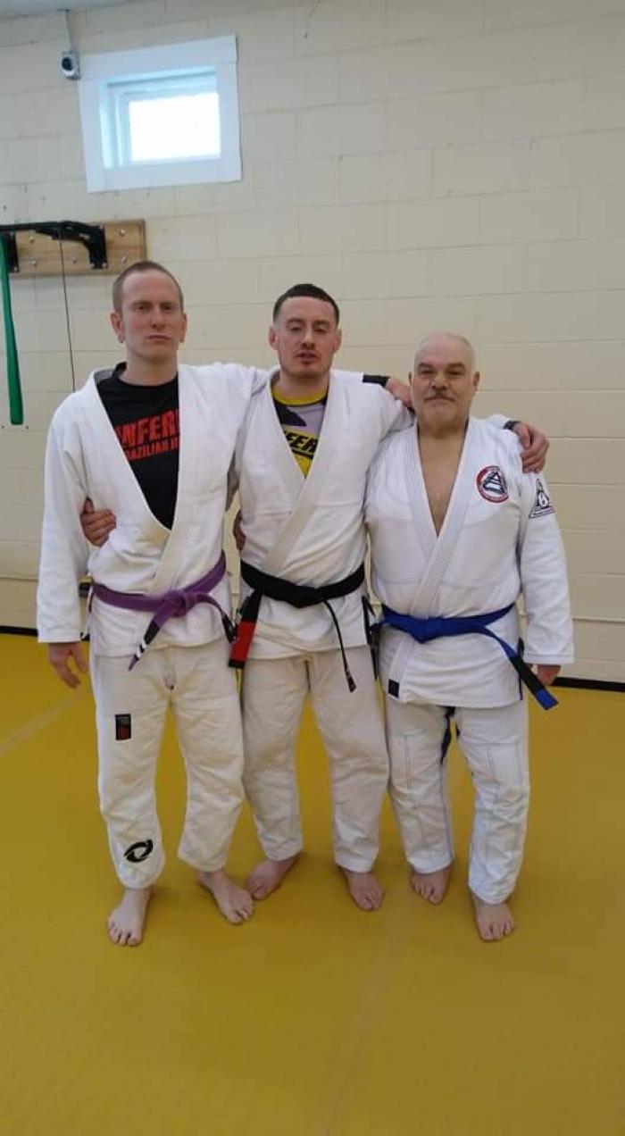 Blue belt promotion from Josh Bishop