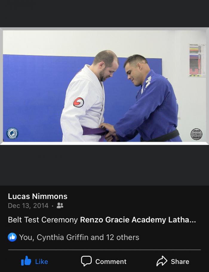 Purple belt · December 13, 2014 · Promoted by Bruno Tostes