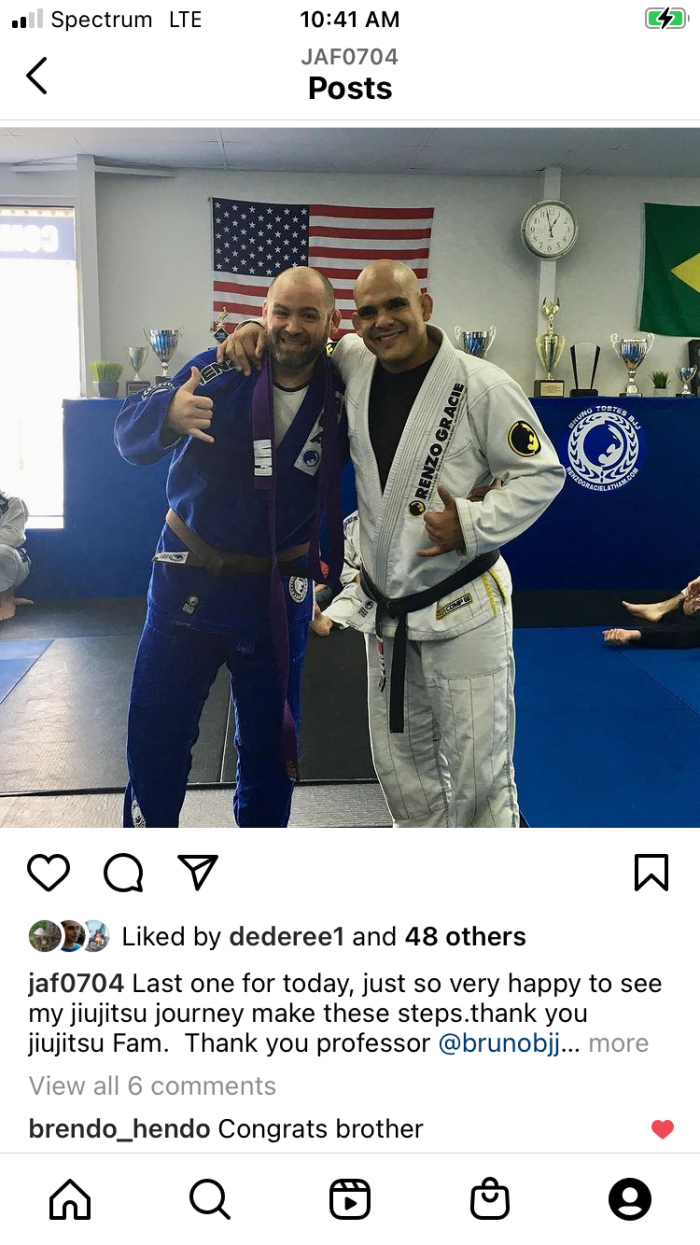 Brown belt · April 6, 2019 · Promoted by Bruno Tostes