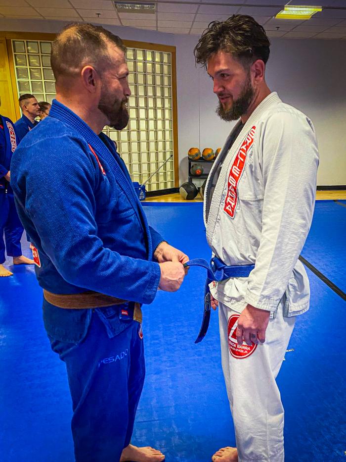 Blue belt · February 15, 2018 · Promoted by Marvin (moe) Morris