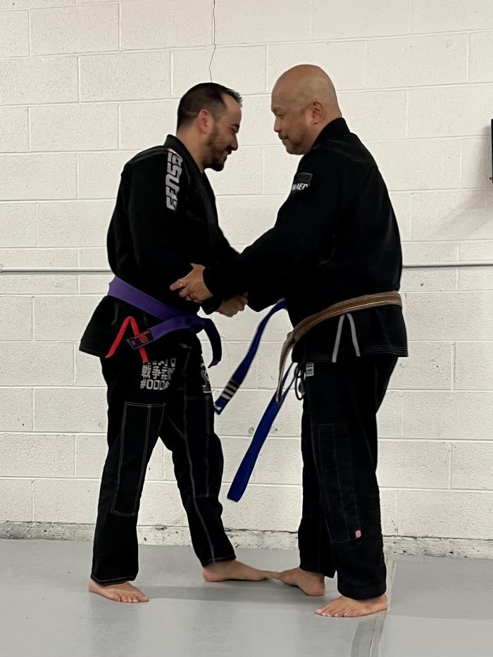 Purple belt · April 28, 2021 · Promoted by Joe Rico