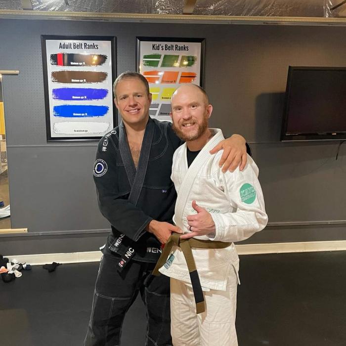 Brown belt · May 1, 2021 · Promoted by Nic Gregoriardes