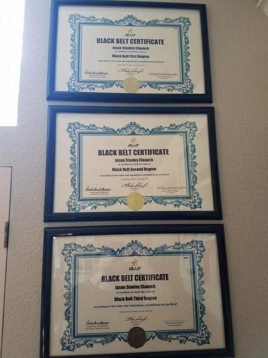 IBJJF Certificates