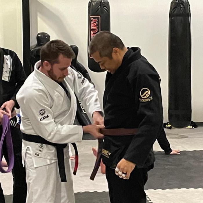 Brown belt · March 2, 2021 · Promoted by Josh Hubbard