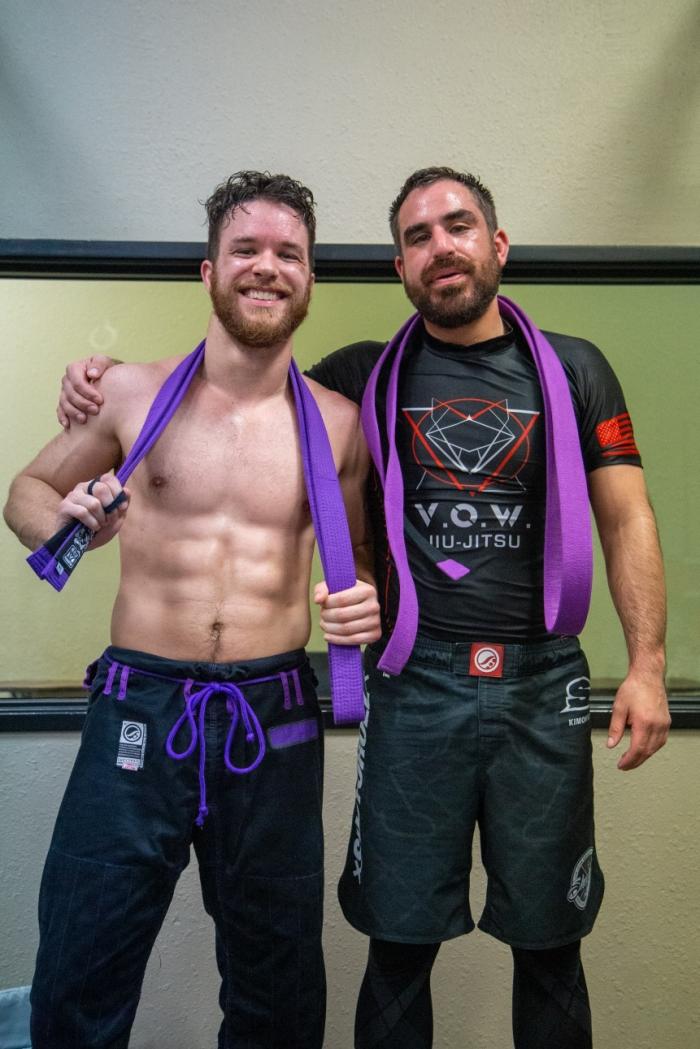 Purple belt · January 12, 2020 · Promoted by Jason Claunch
