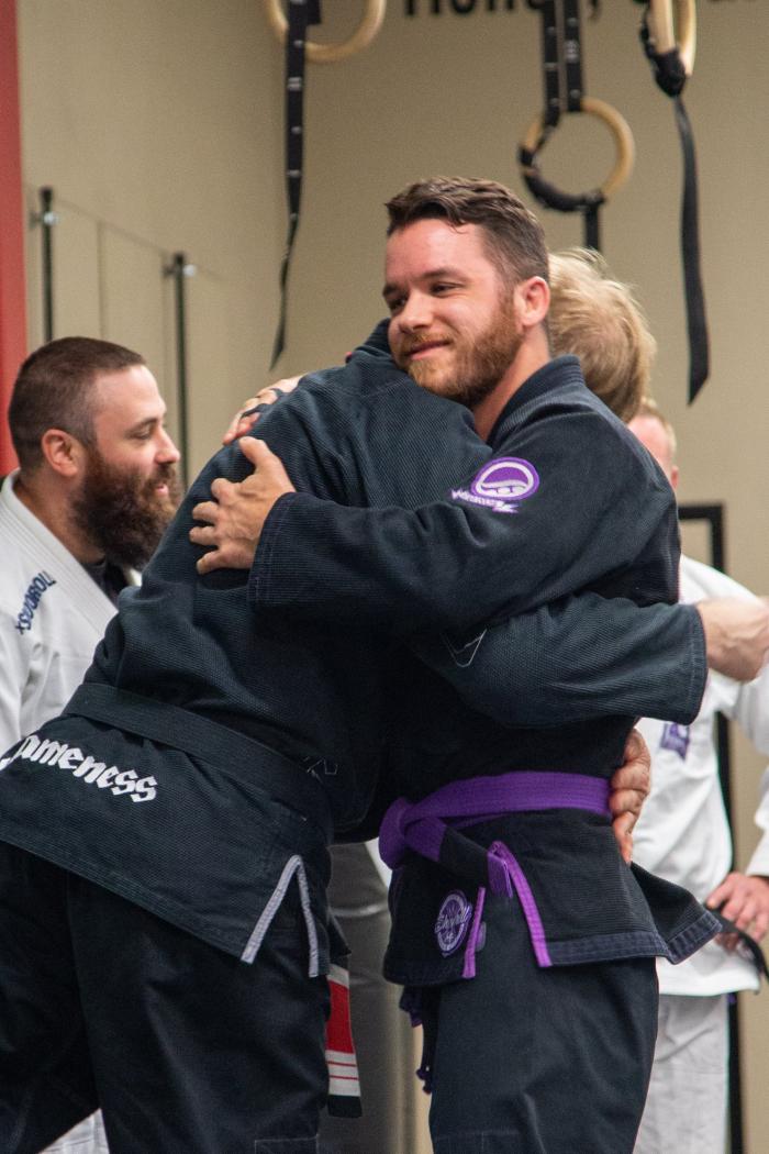 Purple belt · January 12, 2020 · Promoted by Jason Claunch