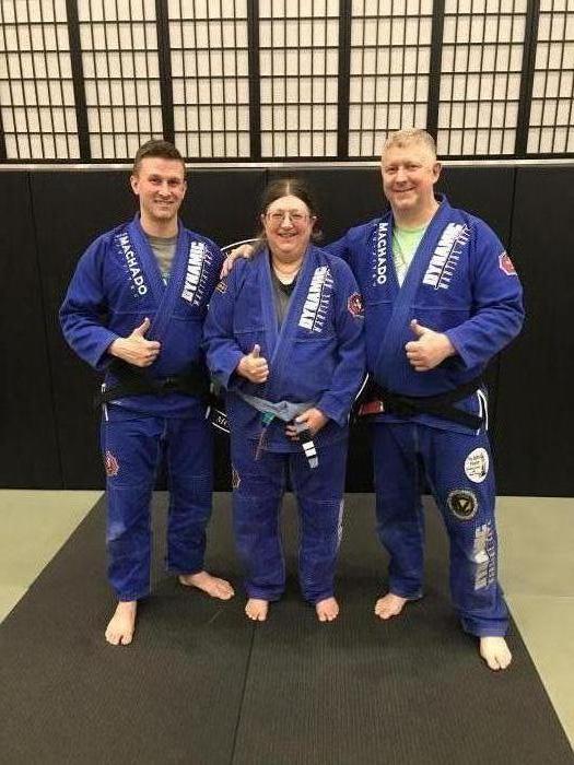 2 Stripe Blue Belt