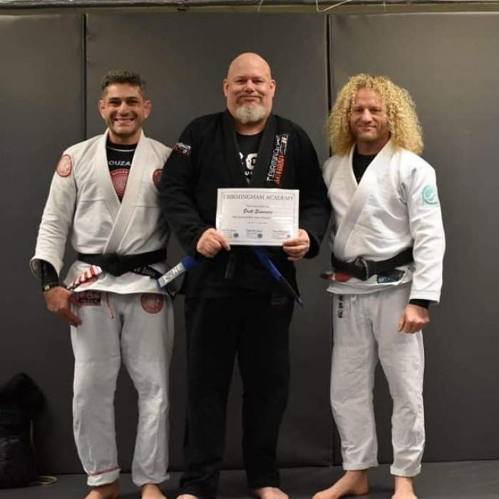 Blue belt · January 12, 2020 · Promoted by Trevor Birmingham