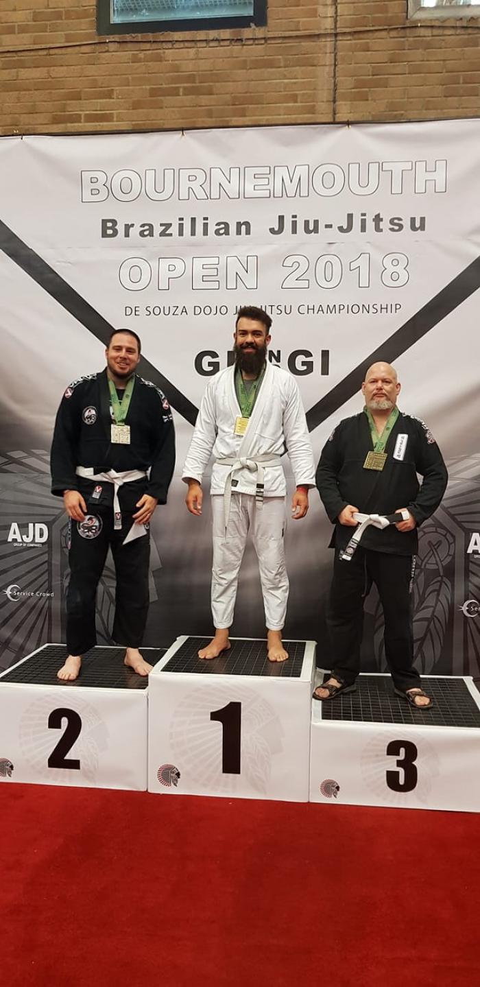 Bronze Medal, White: Ultra Heavy - Masters 3 - Bournemount Open 9th June 2018