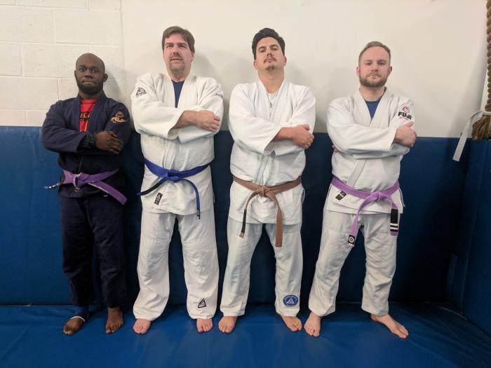 Blue belt · November 21, 2017 · Promoted by Chet Schemahorn
