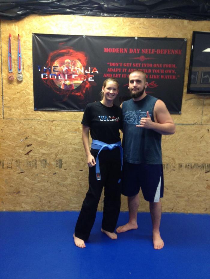 Blue belt · September 20, 2014 · Promoted by Sean Bollinger
