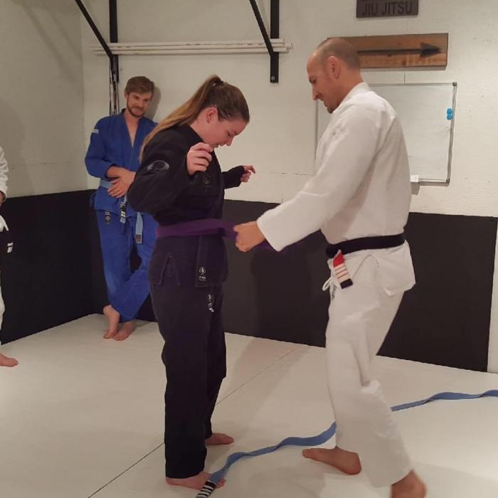 Purple belt · December 3, 2018 · Promoted by Steve Haydock