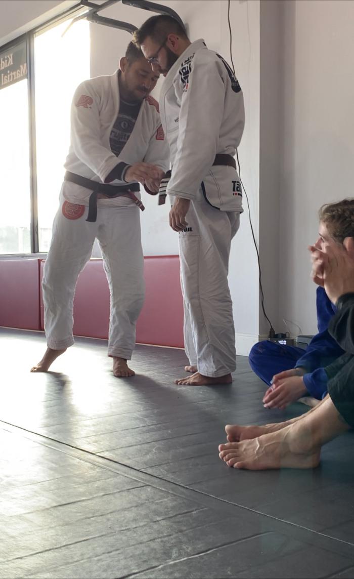 Brown belt · September 21, 2017 · Promoted by Prof Matt Baker and Jill Baker