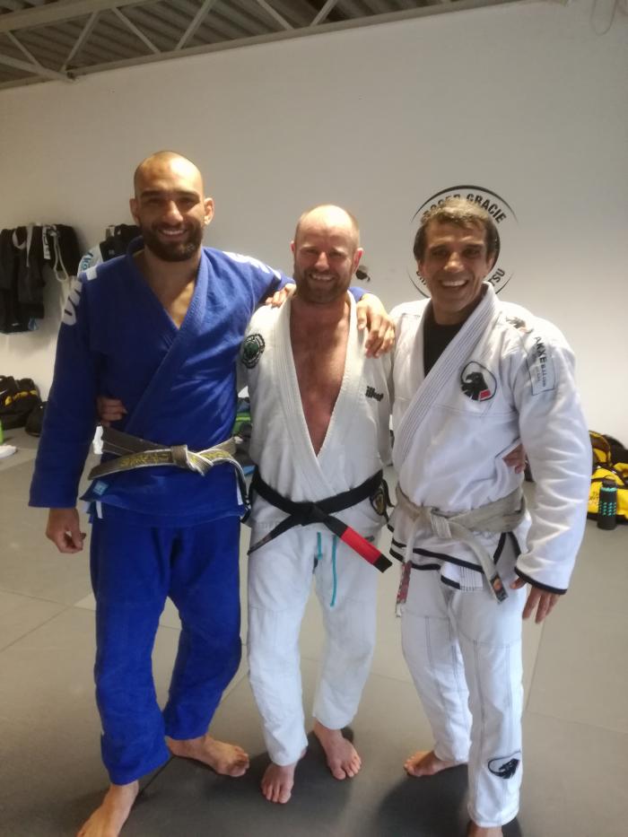Picture of my Black belt promotion at a seminar  in Stavanger April 2018 with professor Vinicius Campelo