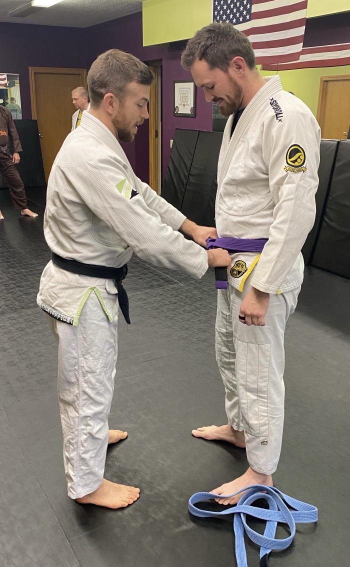 Purple belt · April 28, 2021 · Promoted by Mike Manchak