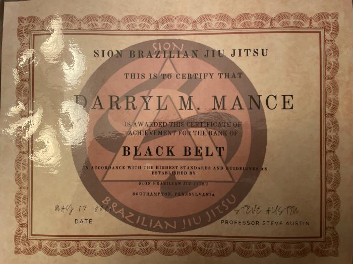 Black belt · May 17, 2021 · Promoted by Steve Austin
