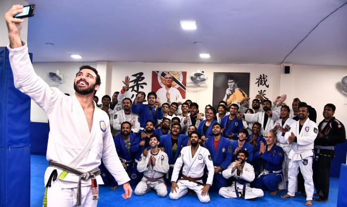 Blue belt · December 6, 2017 · Promoted by Professor Rodrigo Teixeira and Professor Arun Sharma.