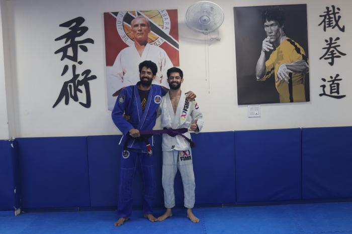 Purple belt · November 11, 2019 · Promoted by Professor Arun Sharma.