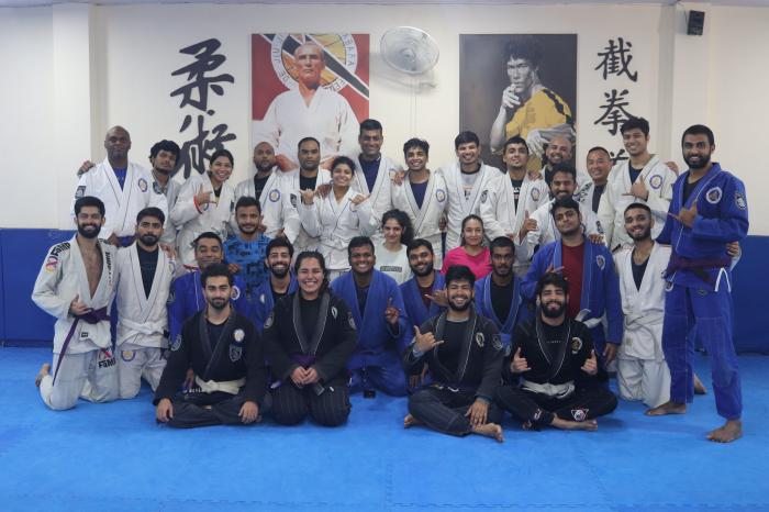 Purple belt · November 11, 2019 · Promoted by Professor Arun Sharma.