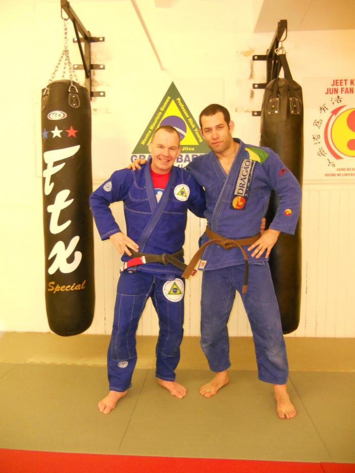 Me with Rick Young, legendary martial artist