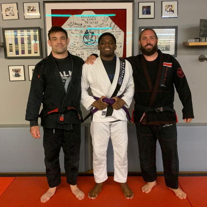 Purple belt · July 25, 2020 · Promoted by Jay Valko