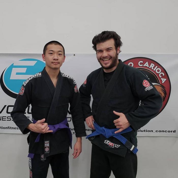 Bennette Harding Kyle Hongsathirath at Evolution Fitness May 2021