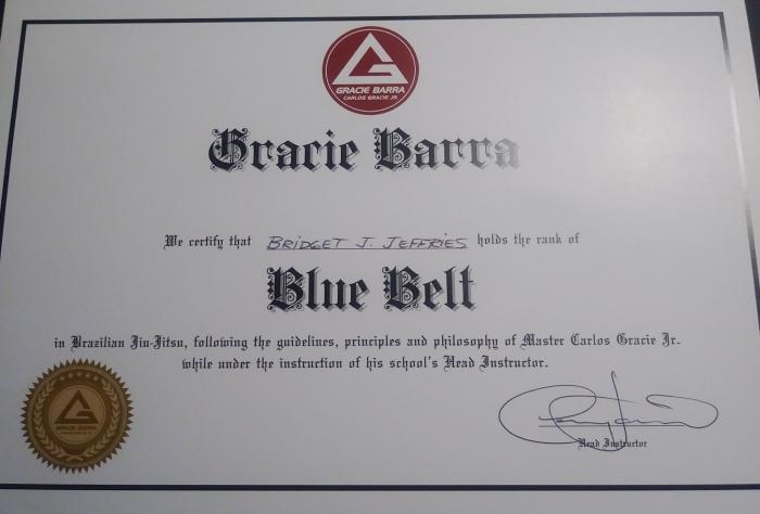Blue belt · May 25, 2021 · Promoted by Tony Lainovic