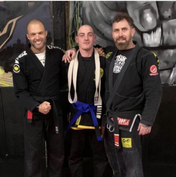 Blue belt · December 22, 2020 · Promoted by Dale Percival