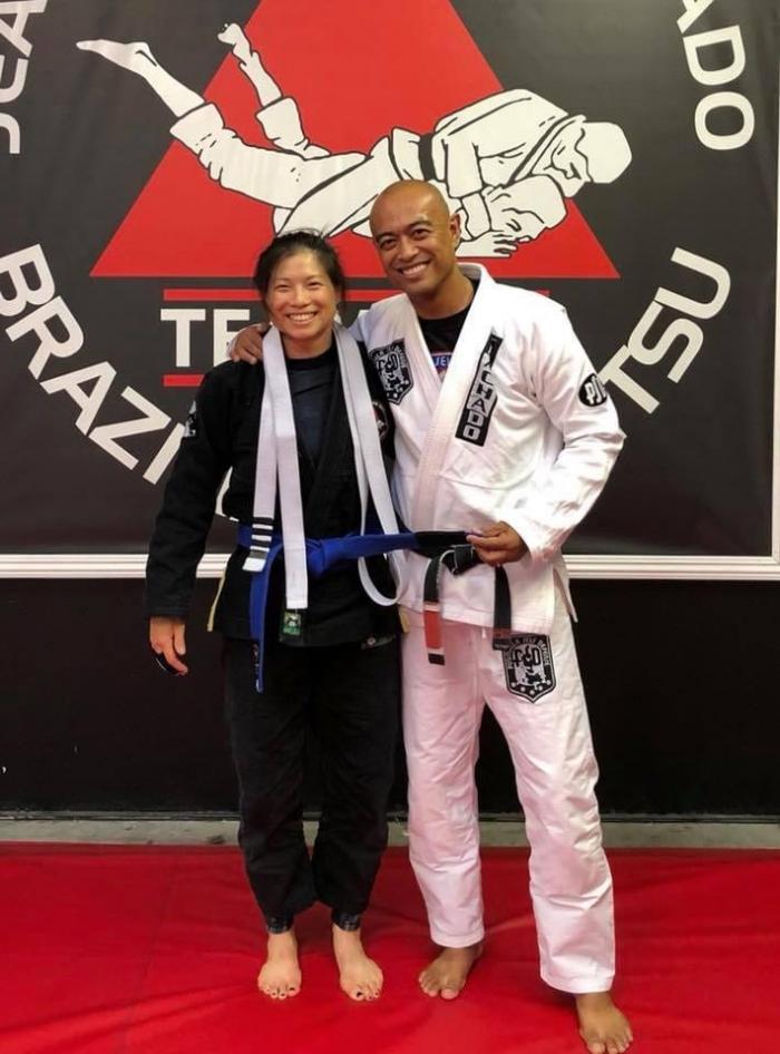 Blue belt · September 11, 2018 · Promoted by Eric Acha