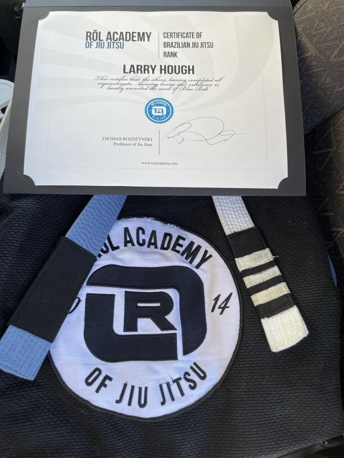Blue belt · March 29, 2021 · Promoted by Bob Egan