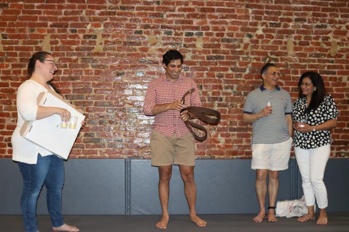 Brown belt · June 5, 2021 · Promoted by Josh and Angela Vogel