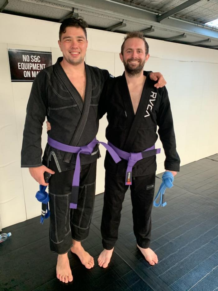 Purple belt · May 22, 2021 · Promoted by Sean Le Gourrierec