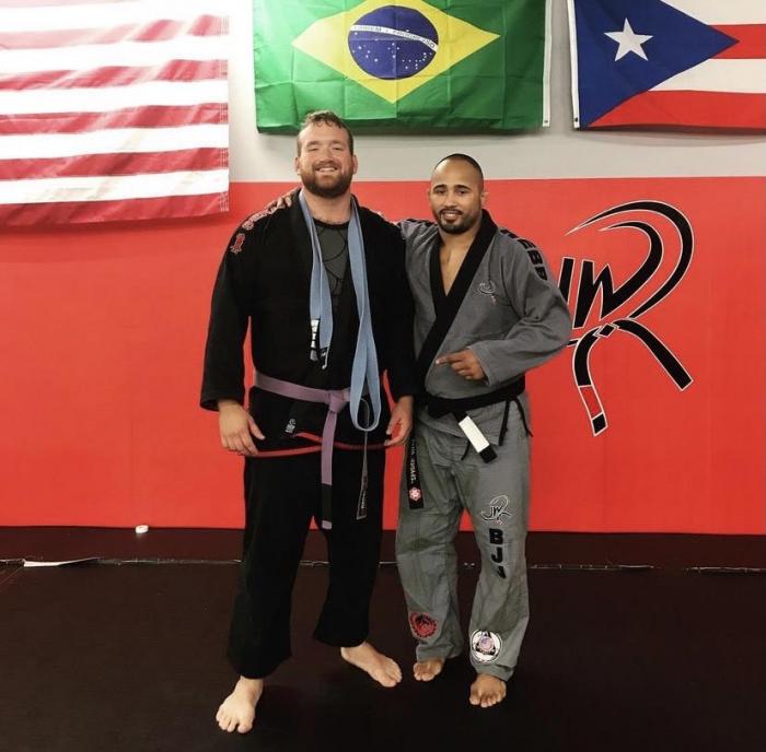 Purple belt · October 28, 2019 · Promoted by Jonavin Webb