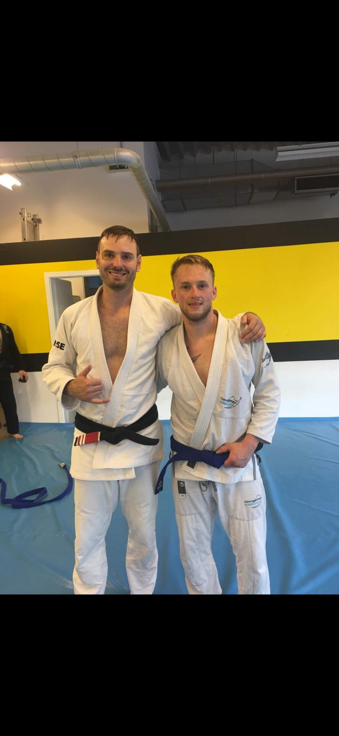 Blue belt · July 26, 2018 · Promoted by Peter Frontera